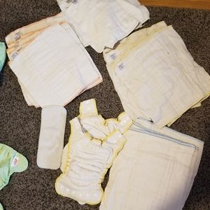 Cloth eez prefold and work horse diapers